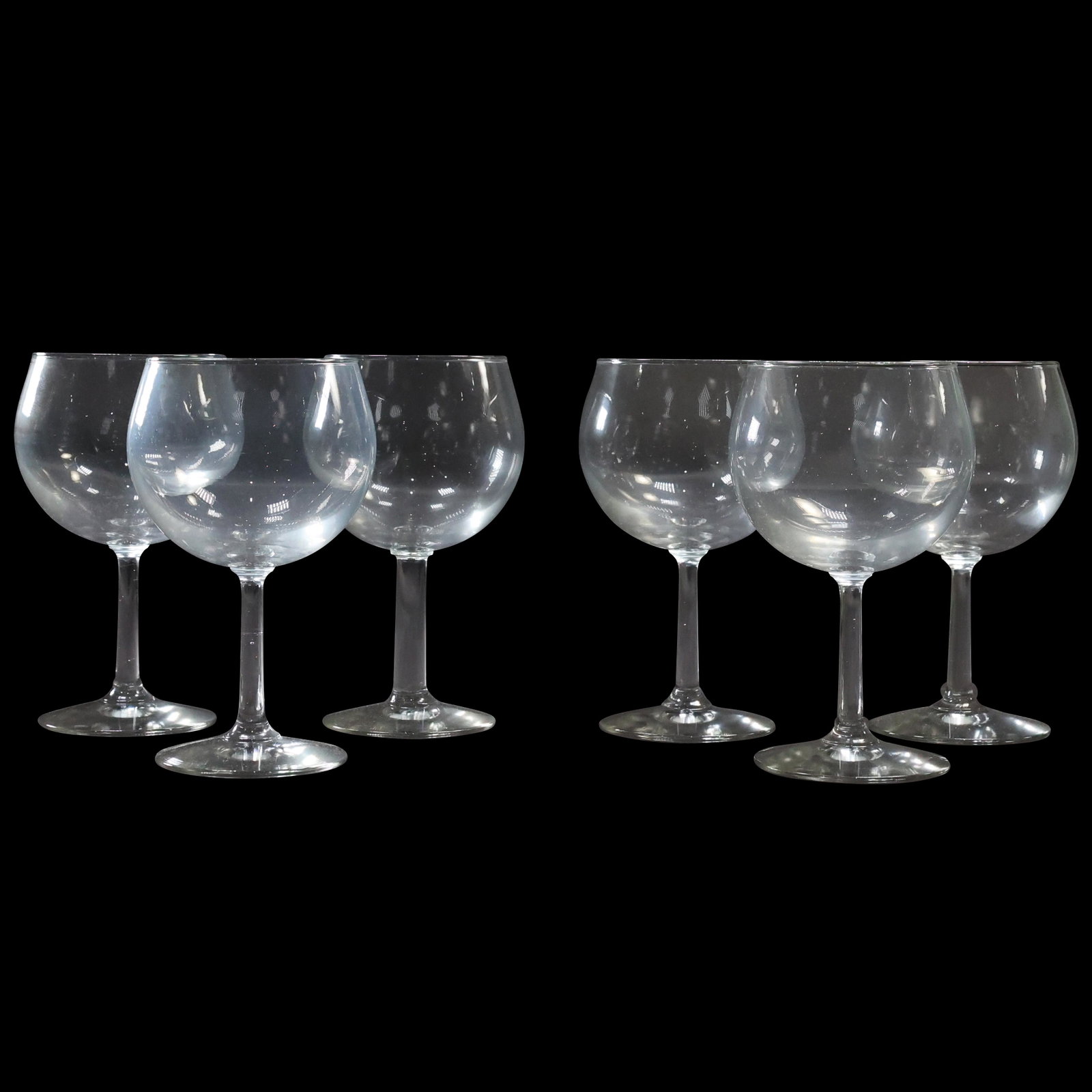 [6] Dansk "Summerhouse" Wine Glasses Stemware: [6] Dansk "Summerhouse" Wine Glasses Stemware size: glasses (6.25 . x 3.5), box (6.75 x 12 x 8)