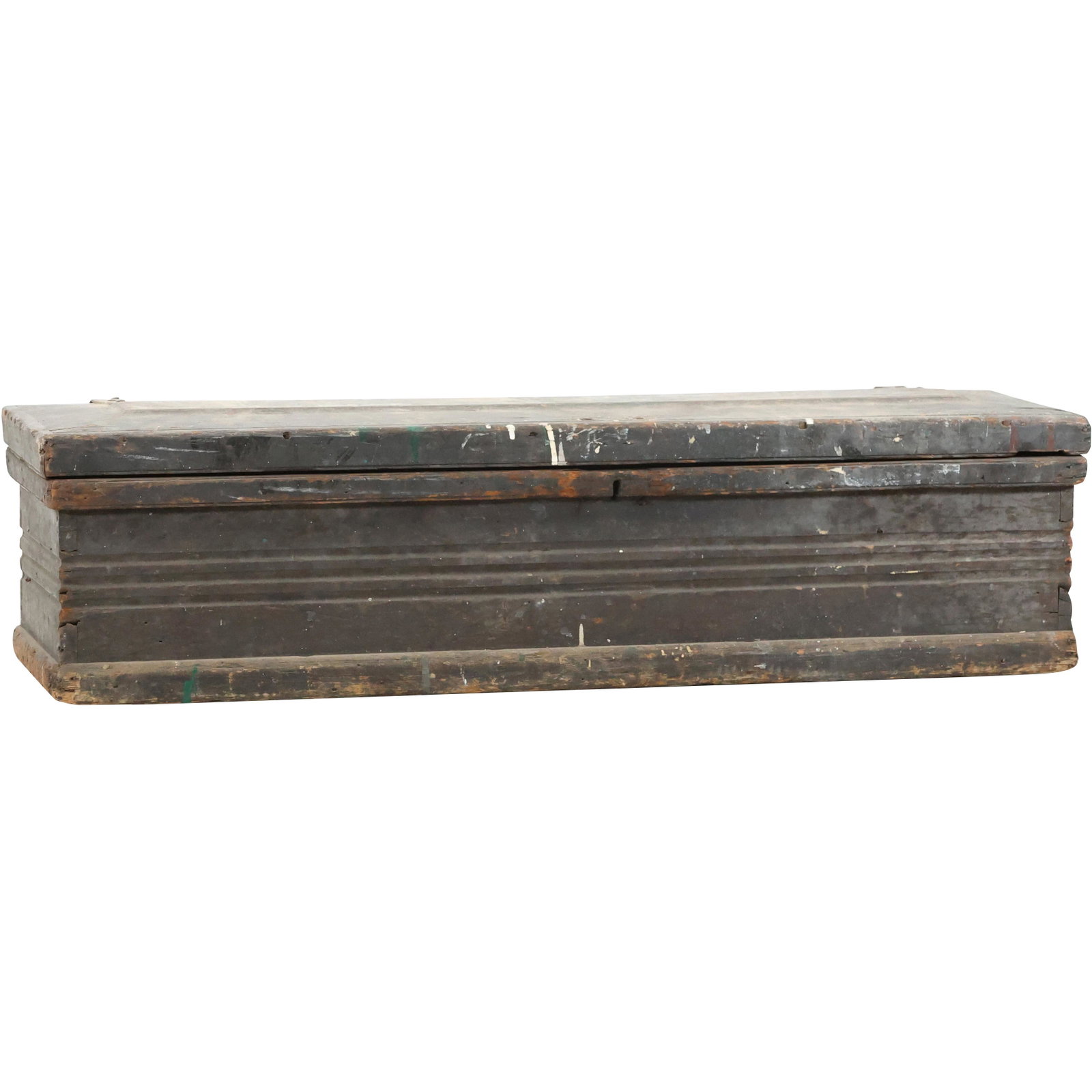 Antique Wooden Carpenter's Tool Box: Antique Wooden Carpenter's Tool Box. size: 9 x 35.5 x 9.75