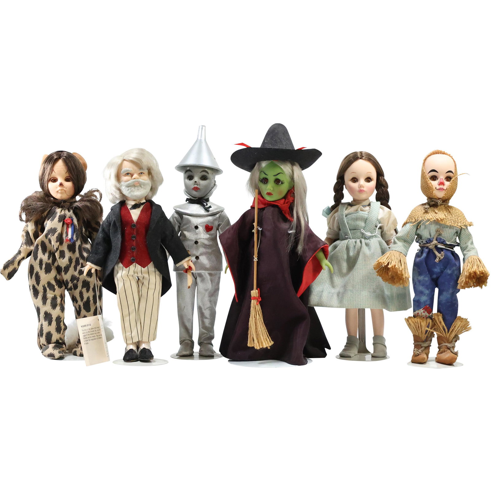 Effanbee [6] Character Dolls WIZARD OF OZ: Effanbee [6] Character Dolls WIZARD OF OZ. size: between 11.25 x 6 and 13 x 6