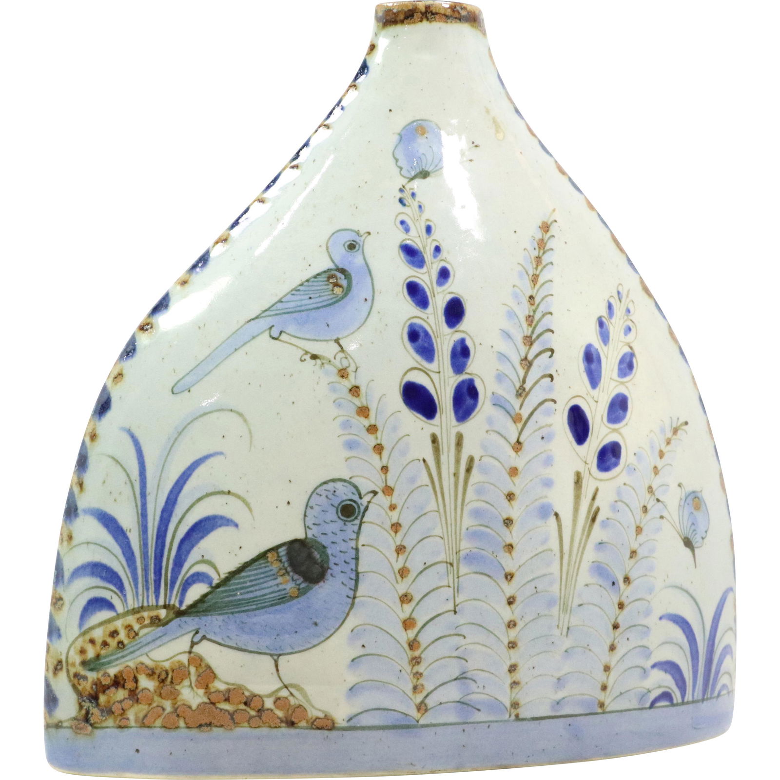 Mexico El Paco Mar, Art Pottery Vase with Birds (1 of 9)