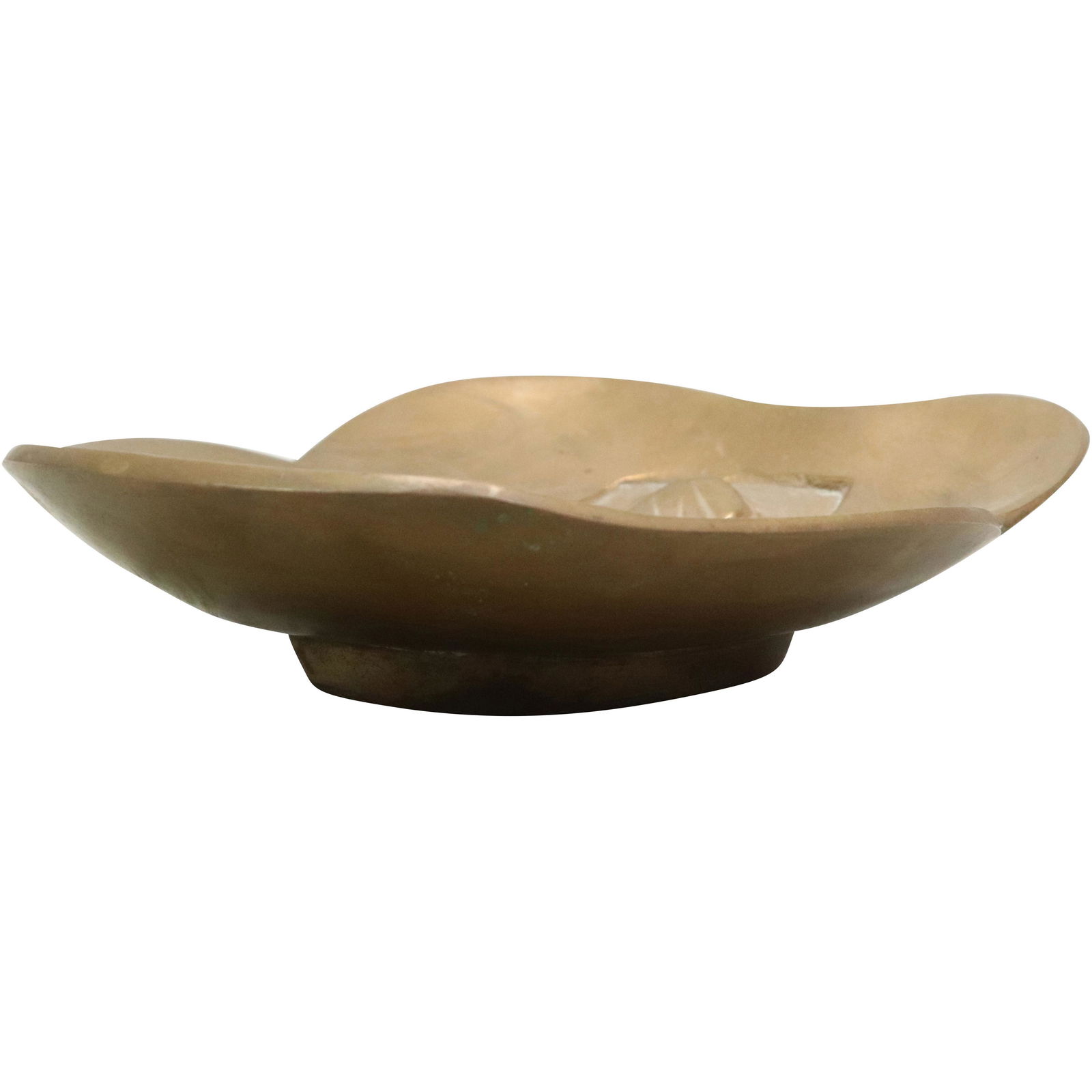 Bronze Tray with Embossed Cubistic Woman marked on base DVT (1 of 8)