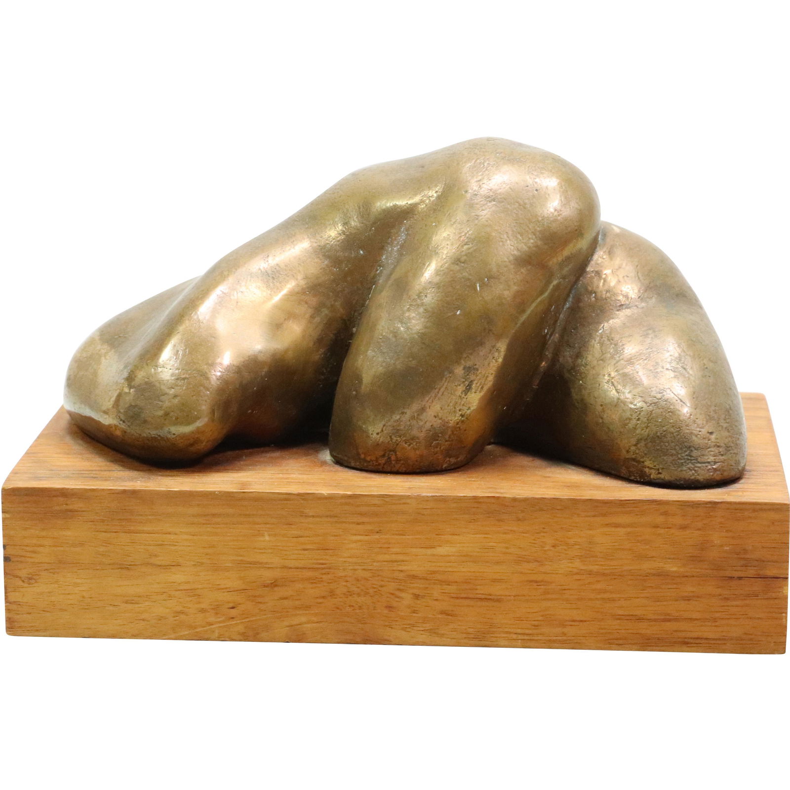 ALFRED VAN LOEN 1924-1994, Bronze Sculpture Titled "Torso" Signed on Base (1 of 20)