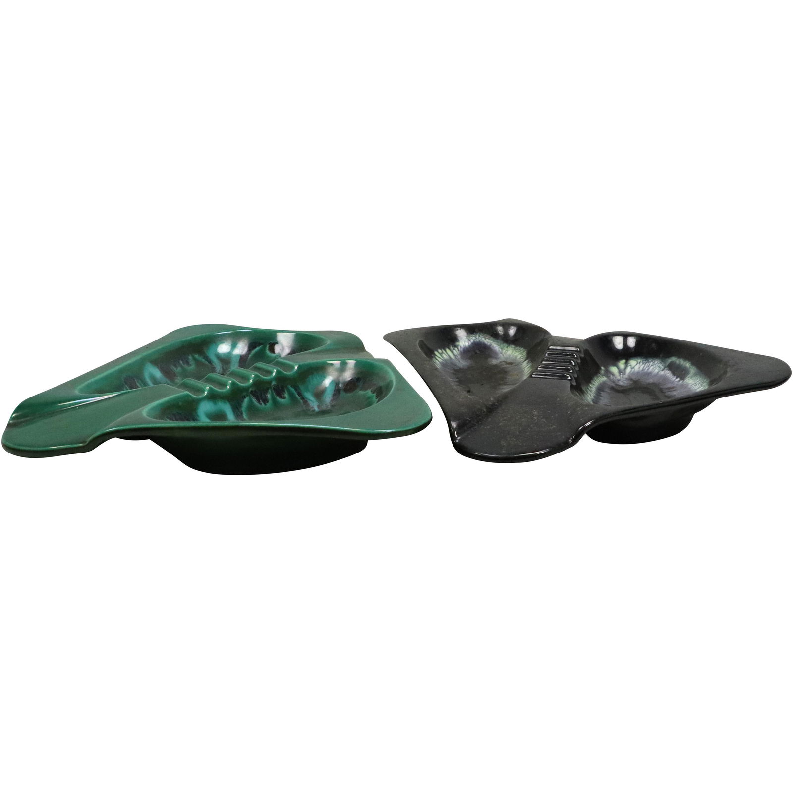 [2] Vintage ROYAL HAEGER Glazed Ceramic Mid-Century Ashtrays (1 of 15)