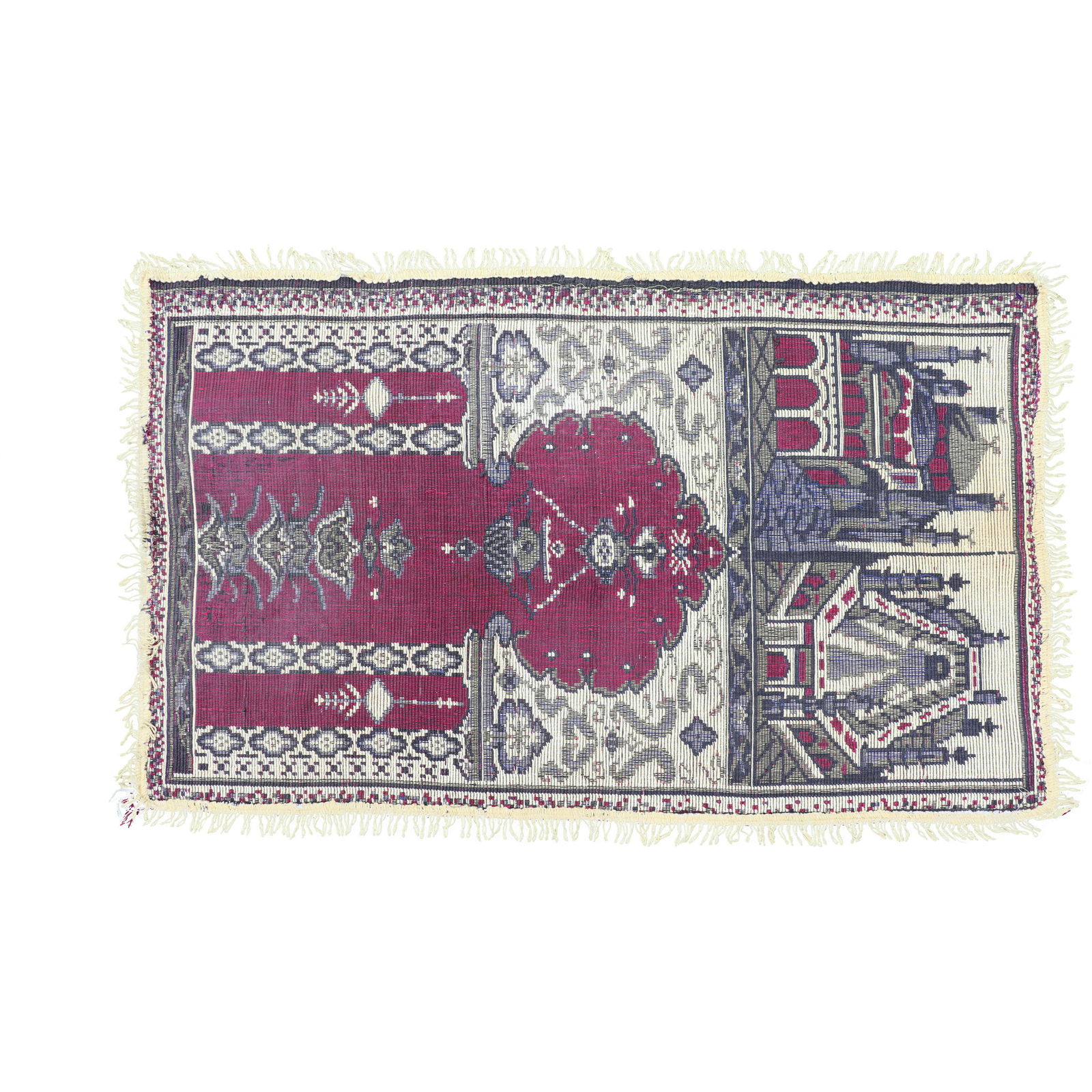 Islamic Cotton Prayer Rug Wall Tapestry (1 of 9)
