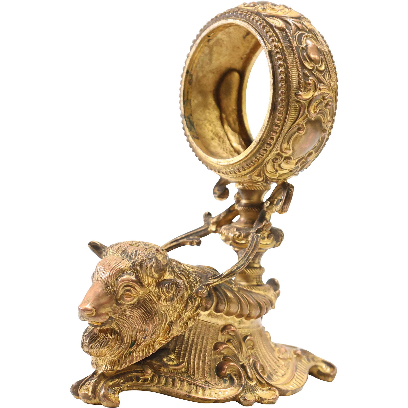 Victorian Bronze Wild Boar Figurative Desk Top Clock Case (1 of 11)