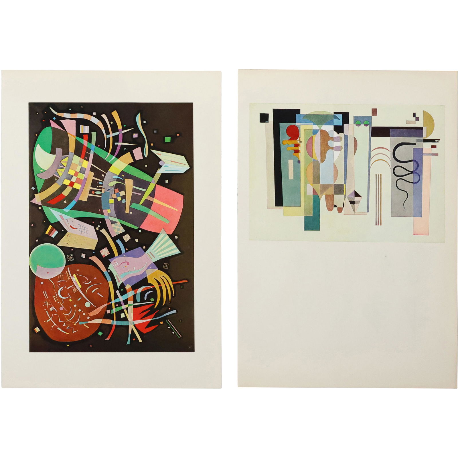 [2] Vintage Wassily Kandinsky 1866-1944 Lithographs from Book Pages (1 of 16)