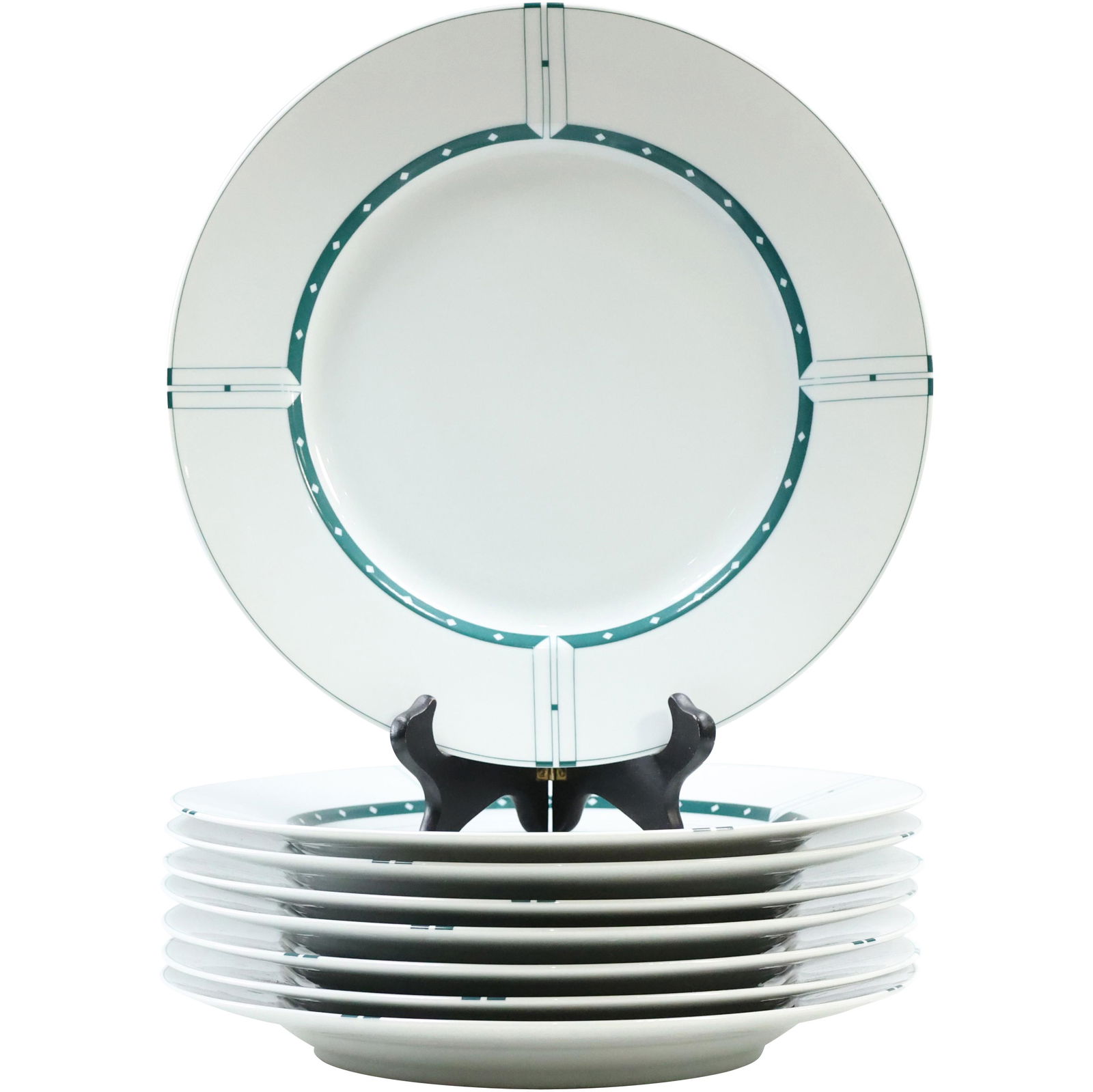 [8] Swid Powell "Chicago" Fine Porcelain 12 Inch Dinner Plates: [8] Swid Powell "Chicago" Fine Porcelain 12 Inch Dinner Plates. size: 1.25 x 12