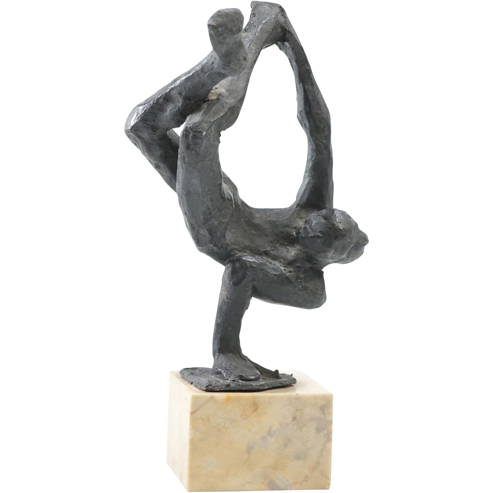 Peter Rockwell, Bronze Sculpture "Handstand"; Label on base bottom (1 of 11)