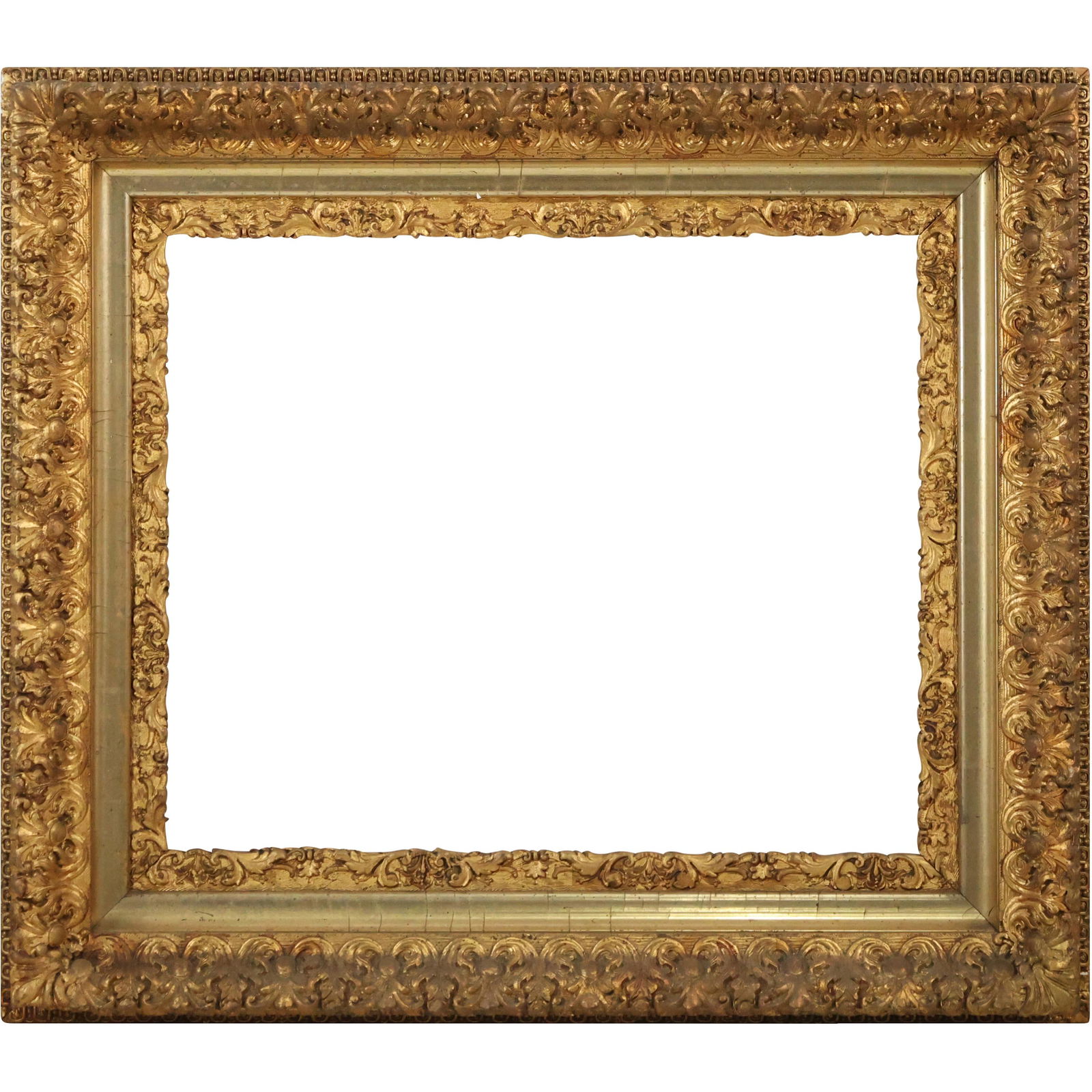 Quality Antique Gold Gilt over Wood Picture Frame (1 of 10)