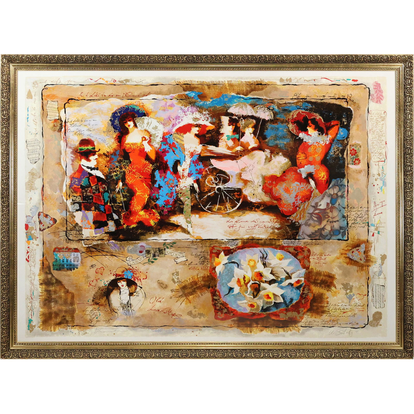 Tanya Wissotzky (1959-2006], Hand Signed Serigraph, Framed (1 of 20)