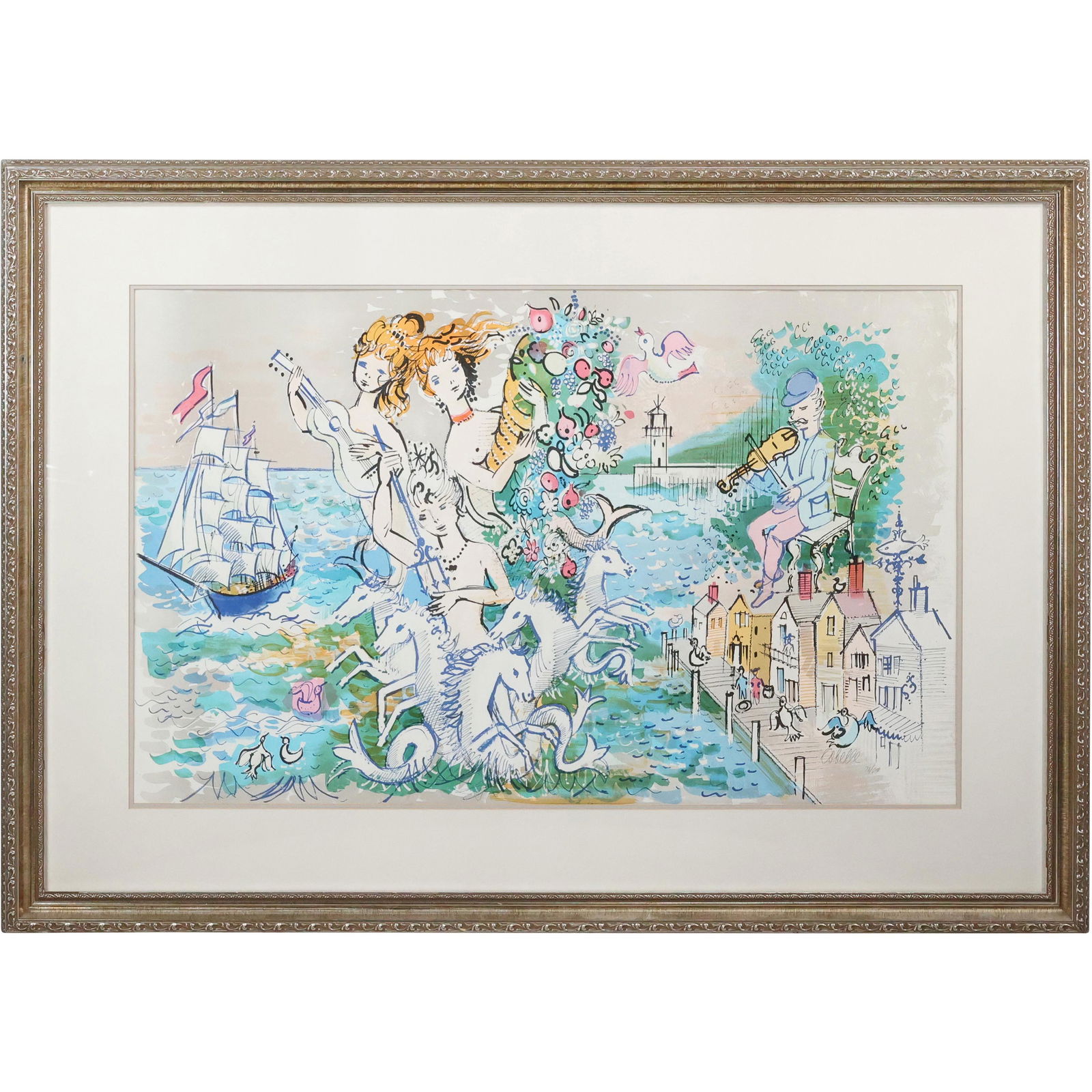 Charles Cobelle 1902-1998, Signed and Numbered Lithograph #78/500 (1 of 18)