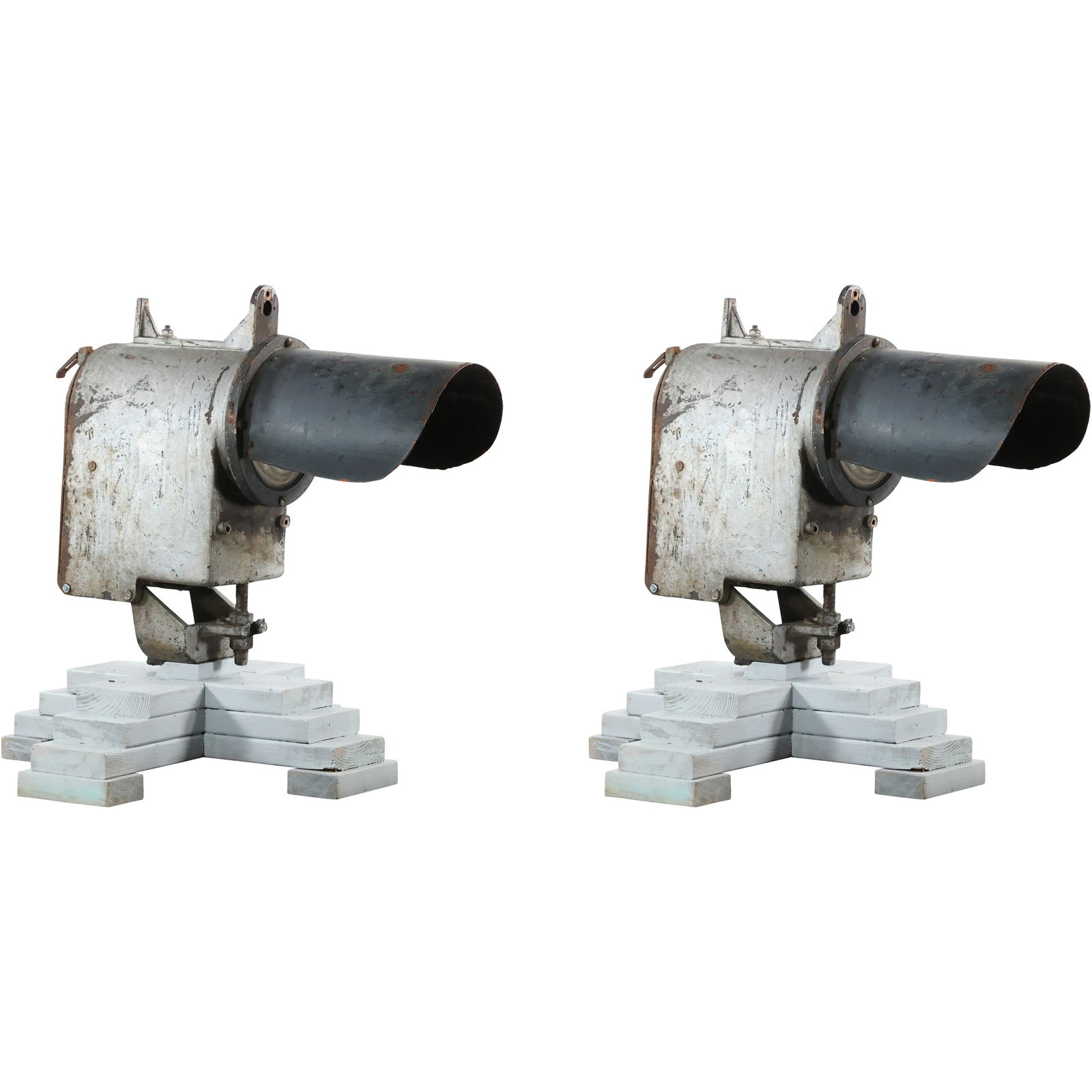 [2] Large Antique Metal Railroad Signal Lights (1 of 20)