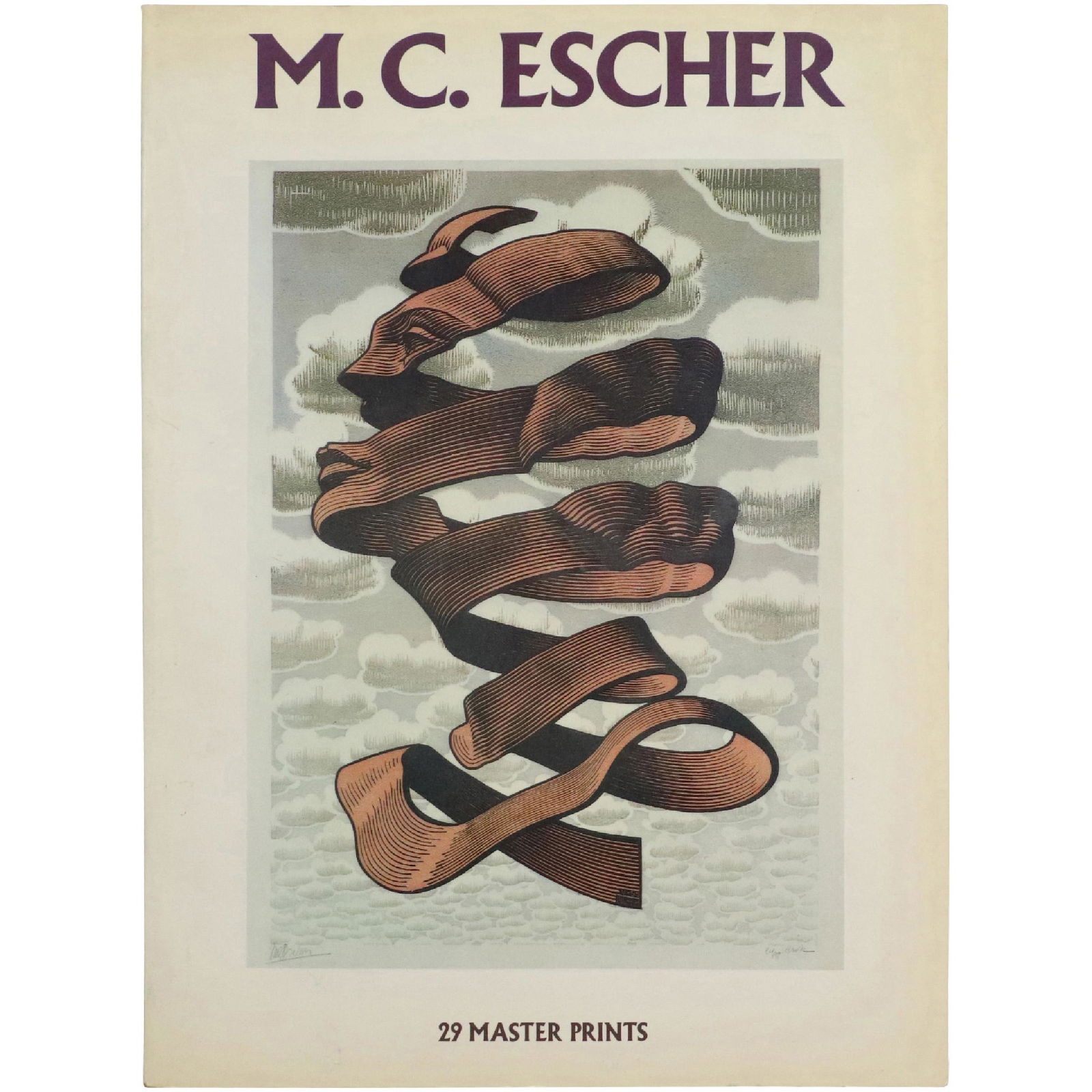 Book: M.C Escher "29 Master Prints": Book: M.C Escher "29 Master Prints". size: 16x11.5