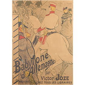 Henri De Toulouse-Lautrec, Poster Babylone d'Allemagne 1894 par Victor Joze (1 of 15)