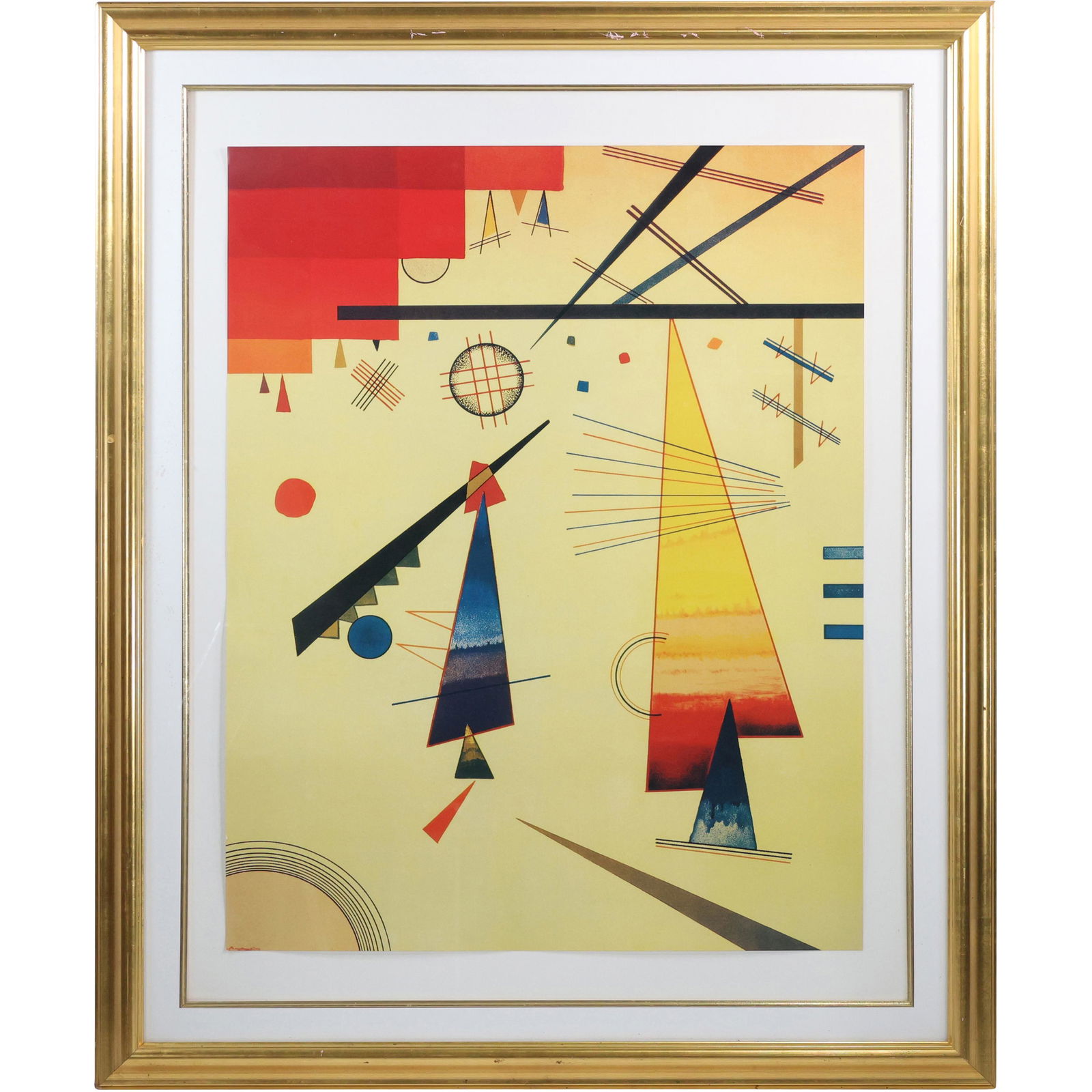 after Kandinsky; Geometric Abstract Framed (1 of 15)