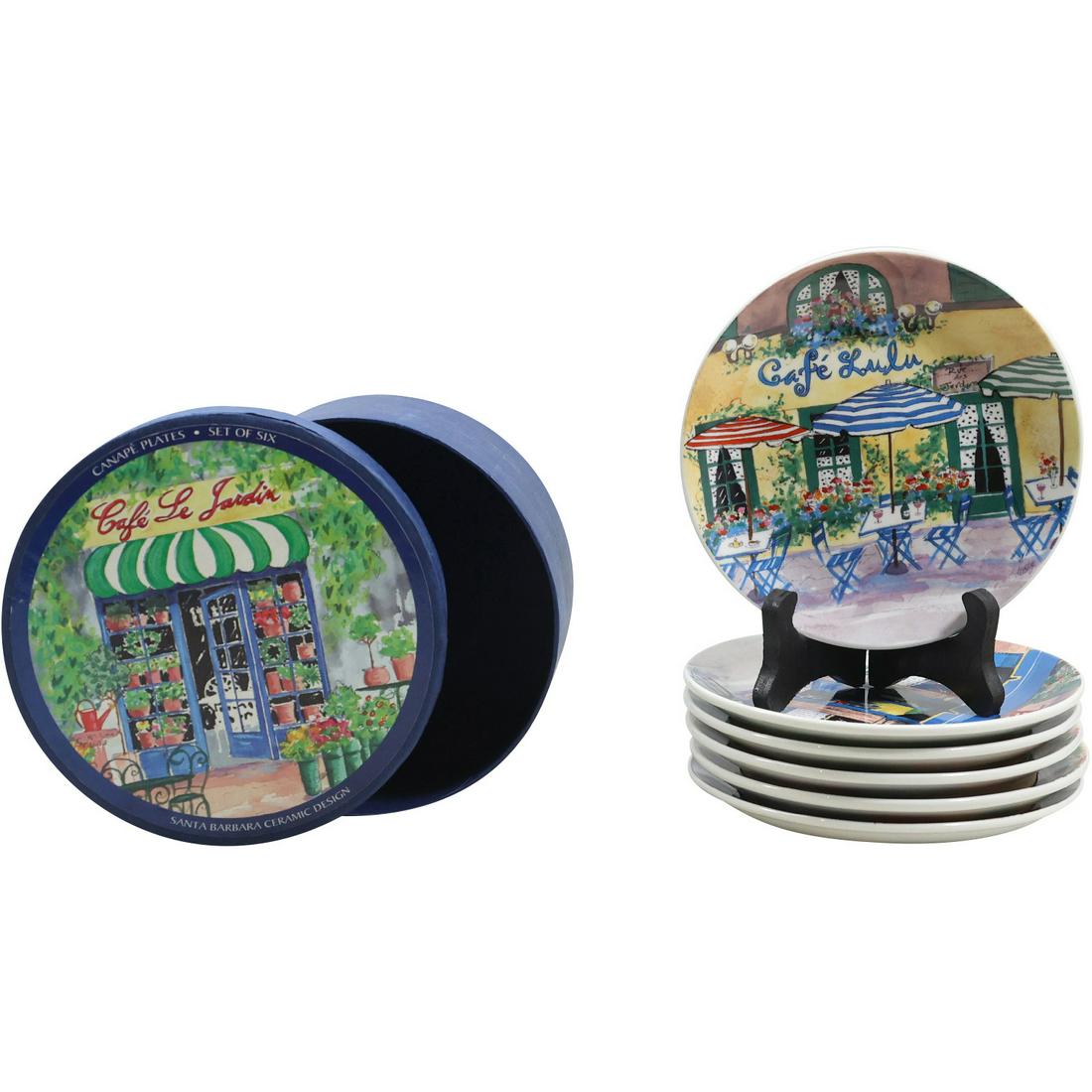 [6] Porcelain Dessert Plates, Anne Ormsby , Santa Barbara (1 of 20)