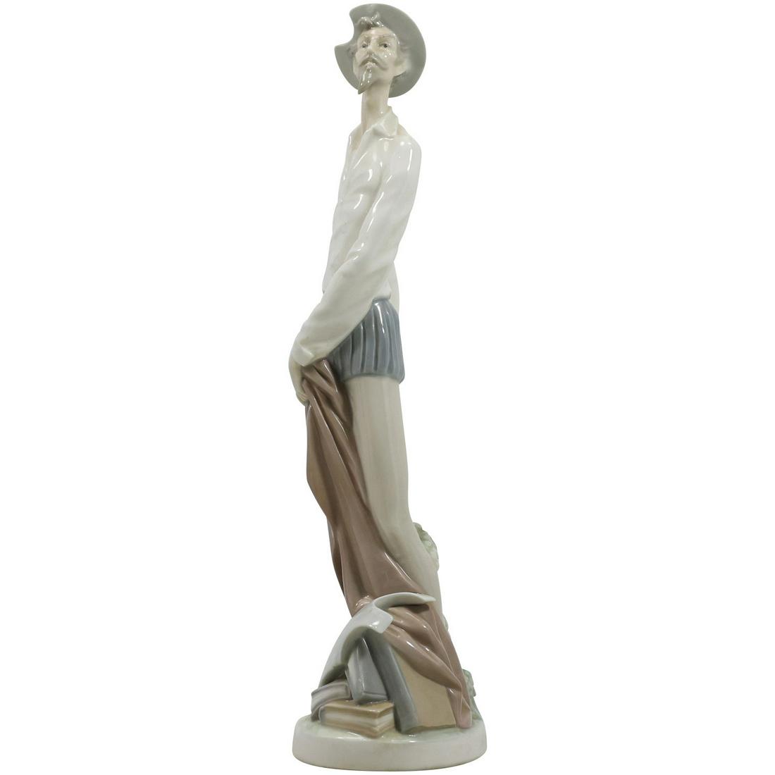Lladro Porcelain Tall Slender Peasant Man Figure Statue (1 of 20)