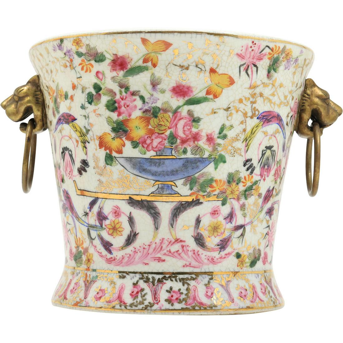 UNITED WILSON JUWC 1897 Fine Porcelain Heavy Decorated Urn Pot (1 of 20)