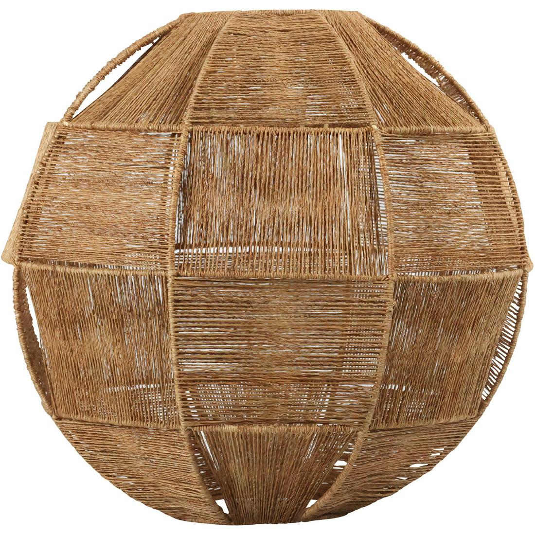 Mid-Century Modern Jute Weave Light Globe (1 of 10)