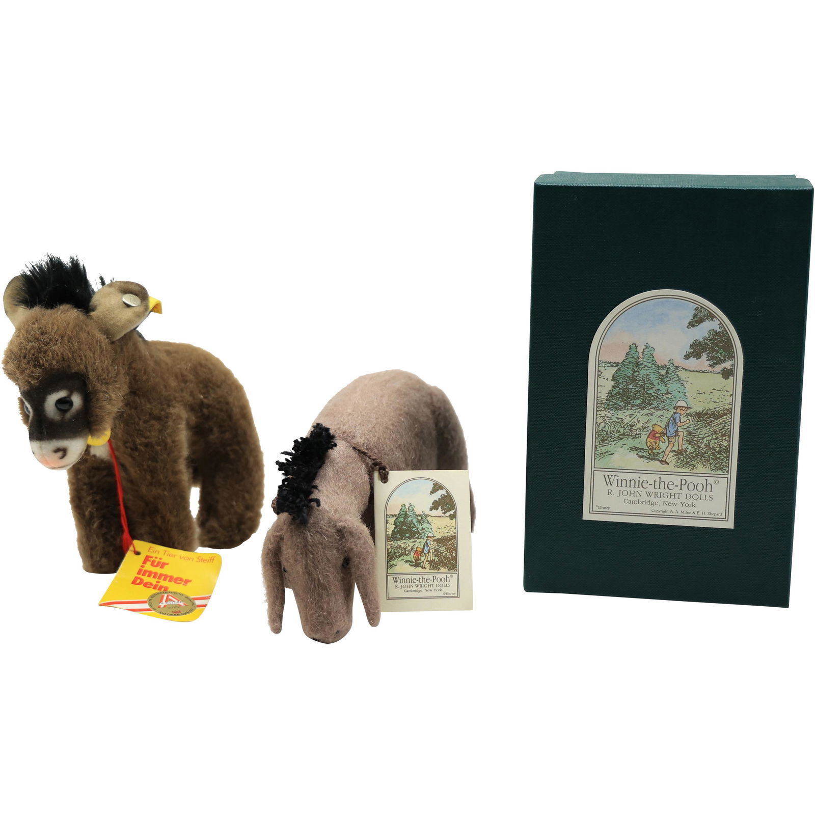 [2] Winnie-the-Pooh Steiff Doll in Original Box, Steiff Stuffed Animal (1 of 17)