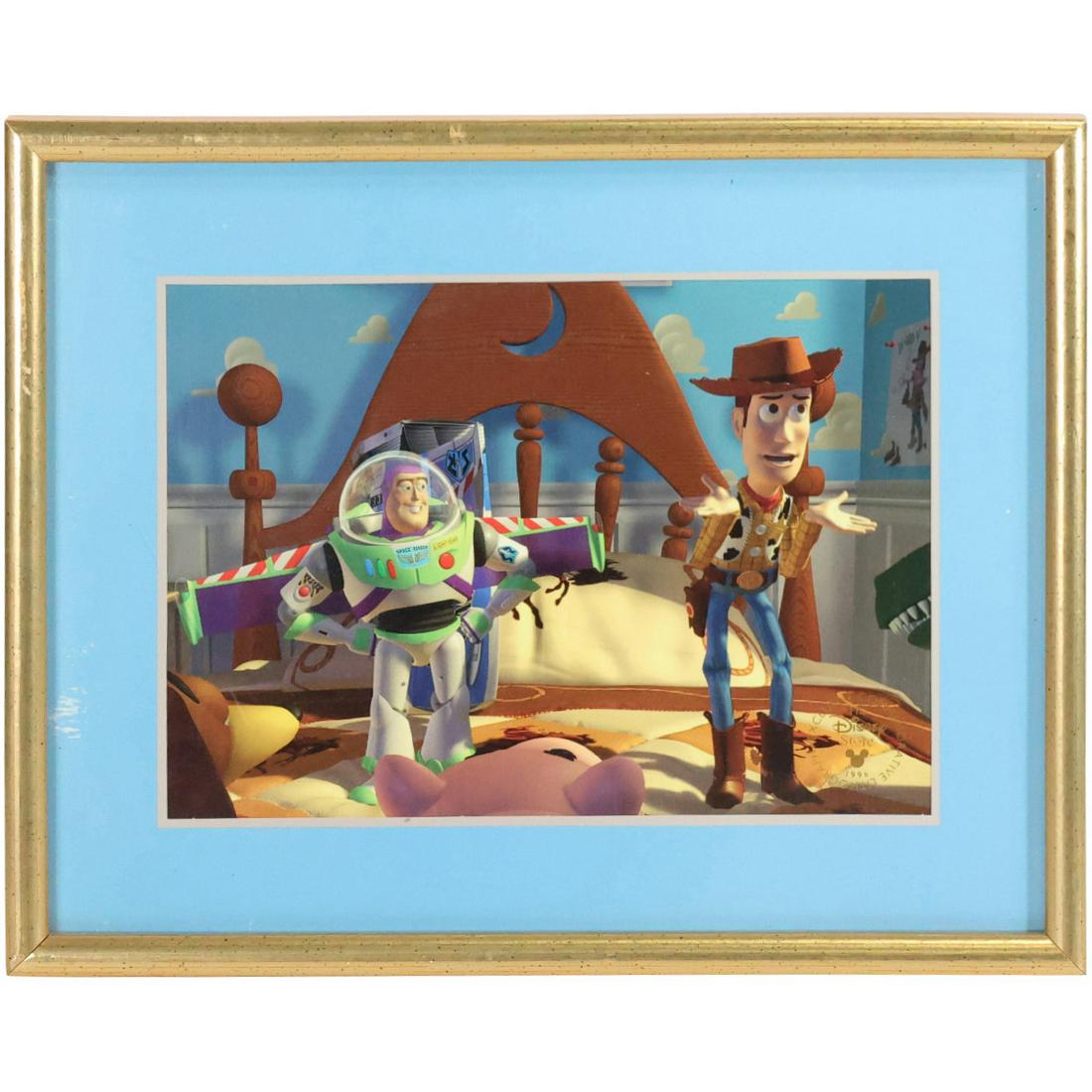 Woody and Buzz Light Year Disney Lithograph - Framed (1 of 11)
