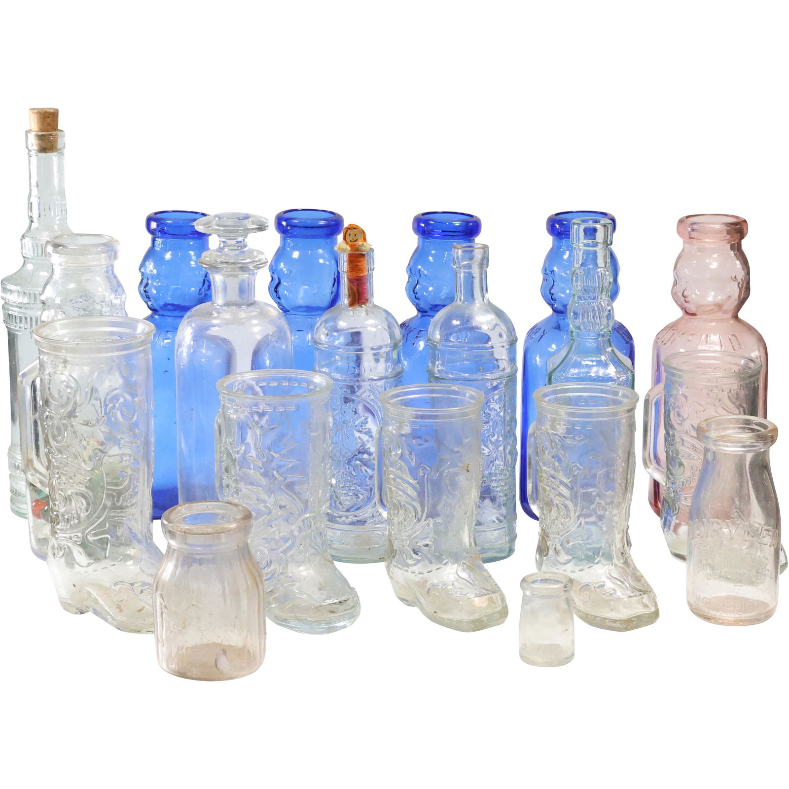 19 Assorted Glass Bottles, Milk Bottles, Etc. (1 of 20)