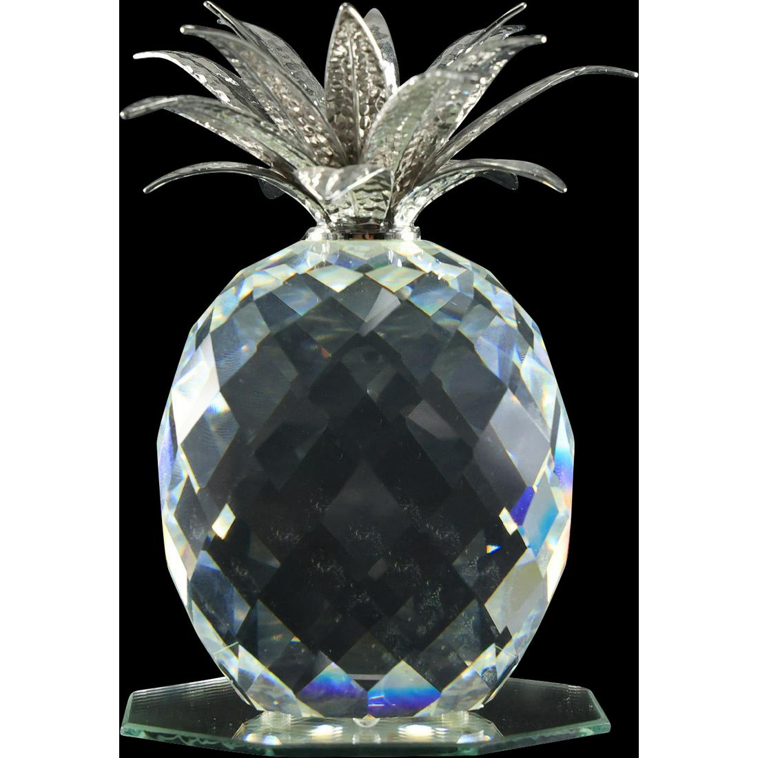SWAROVSKI Faceted Crystal Glass Pineapple Sculpture (1 of 17)