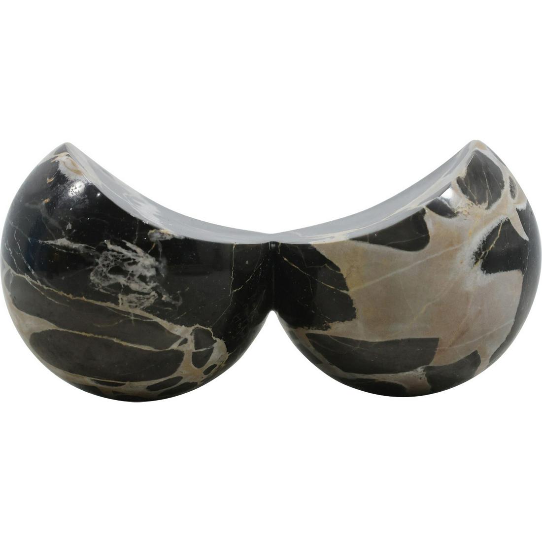 Unusual Polished Black Marble Paperweight (1 of 20)
