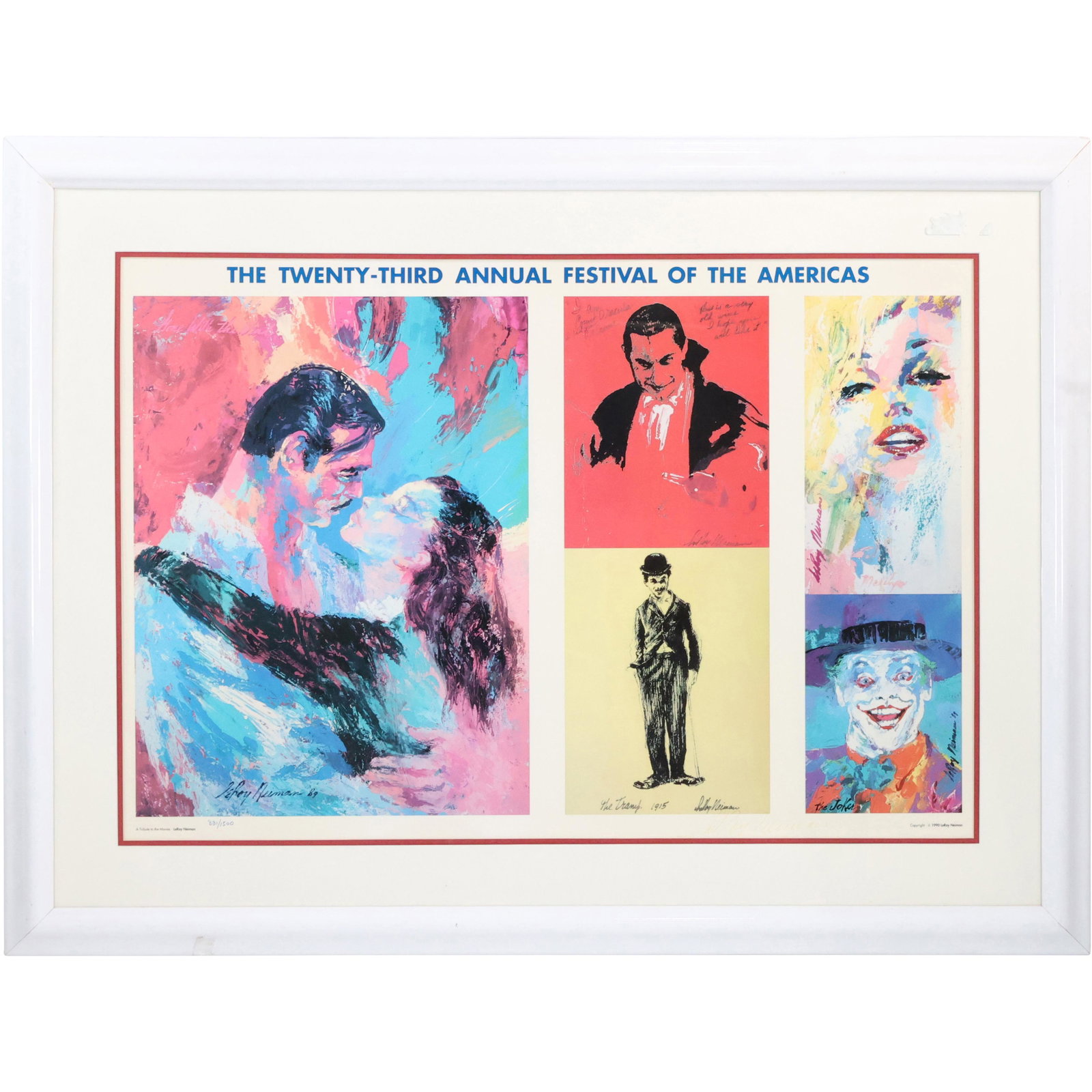 LeRoy Neiman (American, 1910 - 2012), Tribute to Movies (1 of 16)