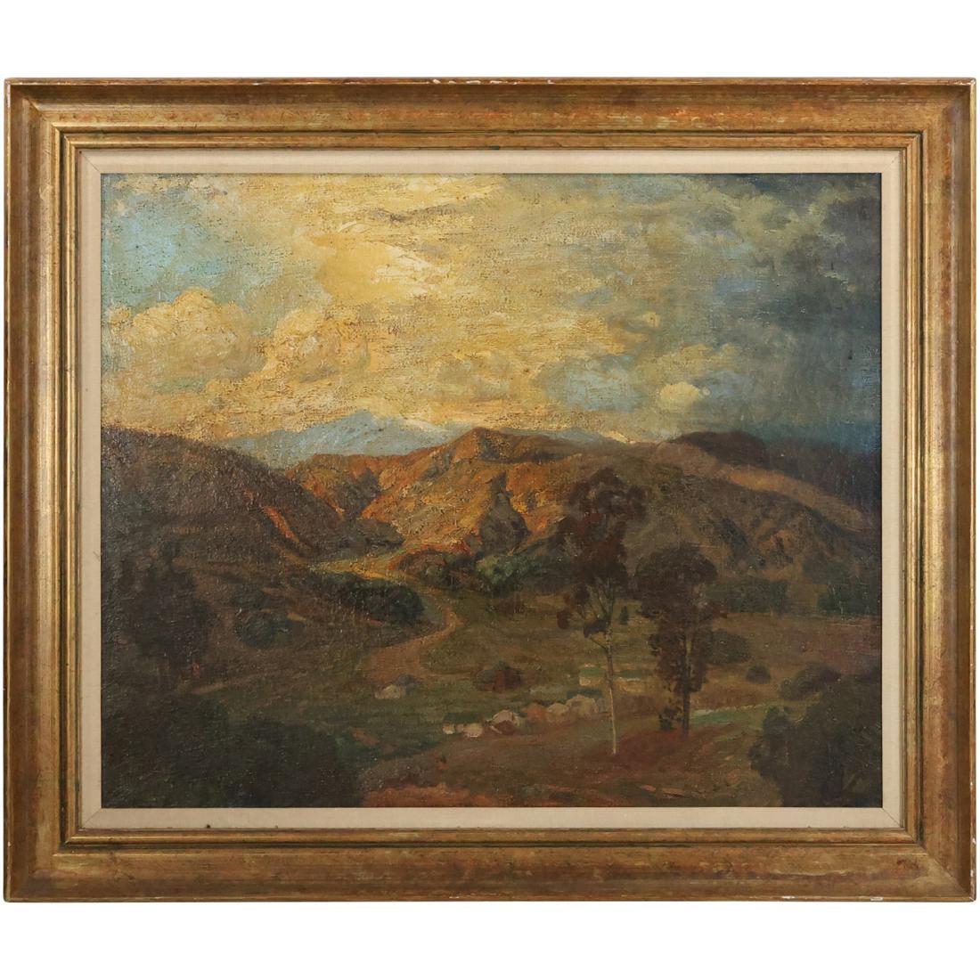Peter Nielsen; American Oil Near Bishop Peak Signed (1 of 11)