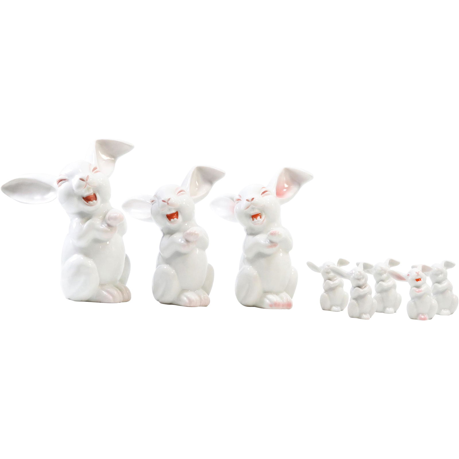 [8] Rosenthal Germany Selb Fine Porcelain RABBIT Figure Statues (1 of 18)