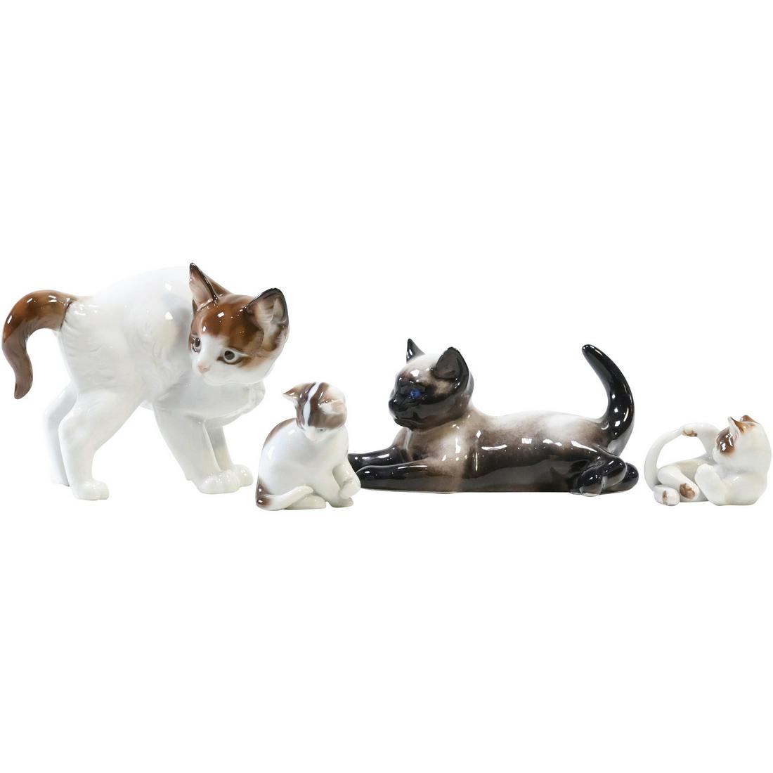 [4] Rosenthal Germany Fine Porcelain CAT Figure Statues (1 of 19)