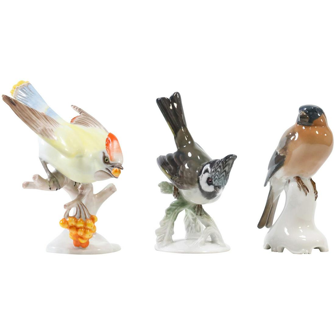 [3] Assorted Rosenthal Germany Selb Fine Porcelain BIRD Figure Statues (1 of 17)