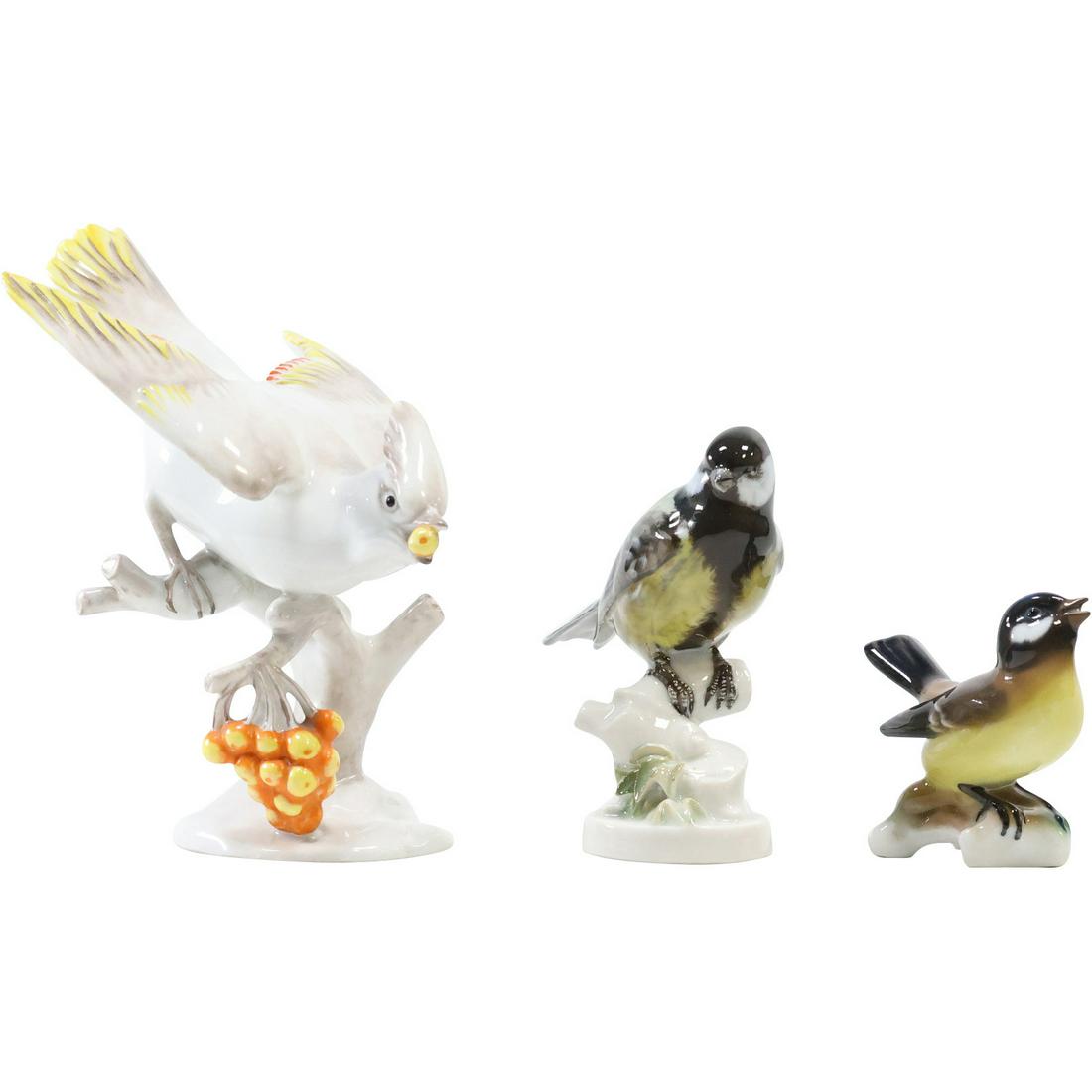 [3] Assorted Rosenthal Germany Fine Porcelain BIRD Figure Statues (1 of 16)