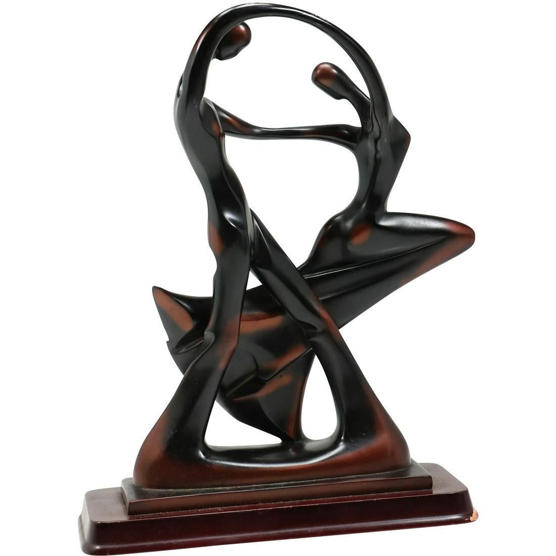 Modern Design Dancing Man and Woman Statue in Hard Composition (1 of 20)