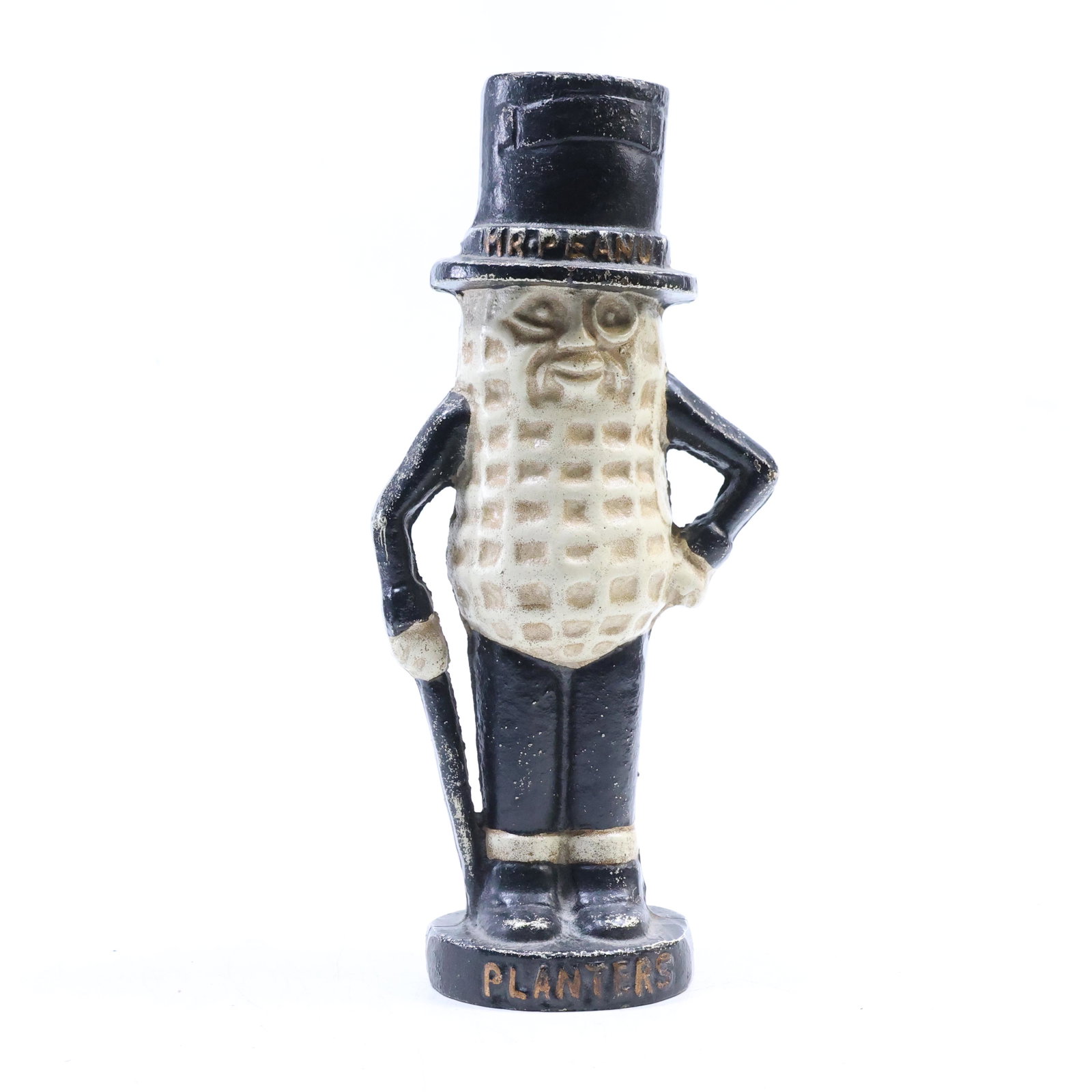 Novelty Cast Iron "Planters" Mr. Peanut Figure Coin Bank (1 of 12)