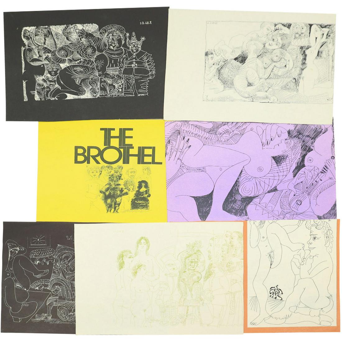 The Brothel Portfolio, [7] Pablo Picasso Vintage Lithographs (1 of 20)