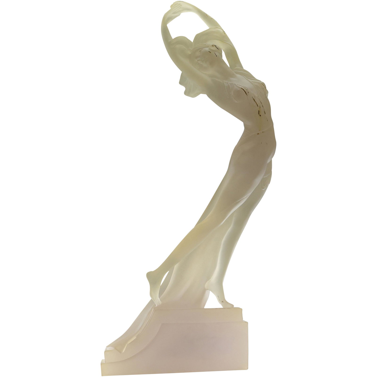 Satin Lucite Woman Dancer Figure Sculpture (1 of 20)