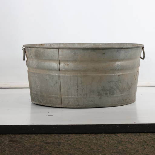 1950's Galvanized Metal Wash Tub