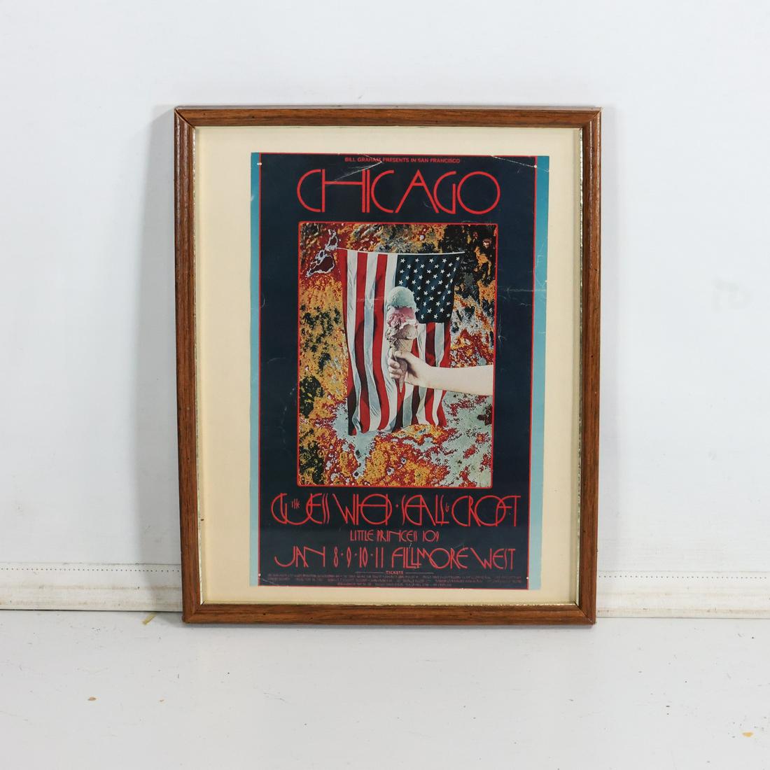 Poster Jefferson Airplane Oct 24, 25, 26 1968 Fillmore West San Francisco (1 of 11)