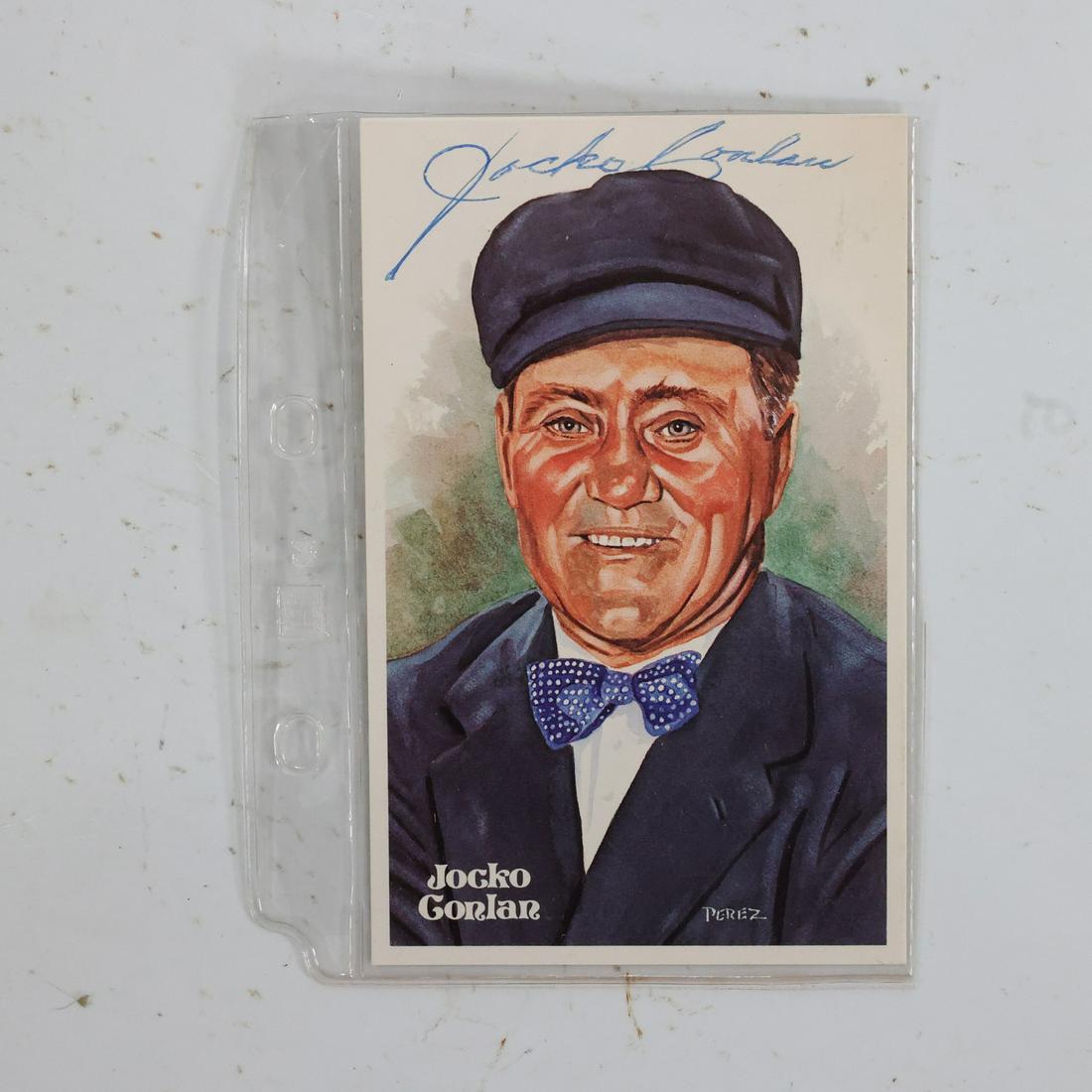 Jocko Conlan Autograph on Post Card (1 of 5)