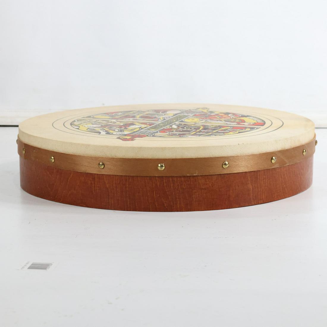 Walton's Handcrafted Irish Drum, Decorated Top (1 of 11)