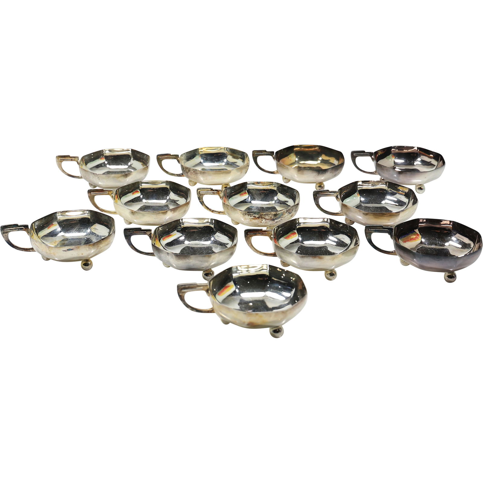 [12] Eberle Silver Plate Handled Small Serving Bowls (1 of 19)