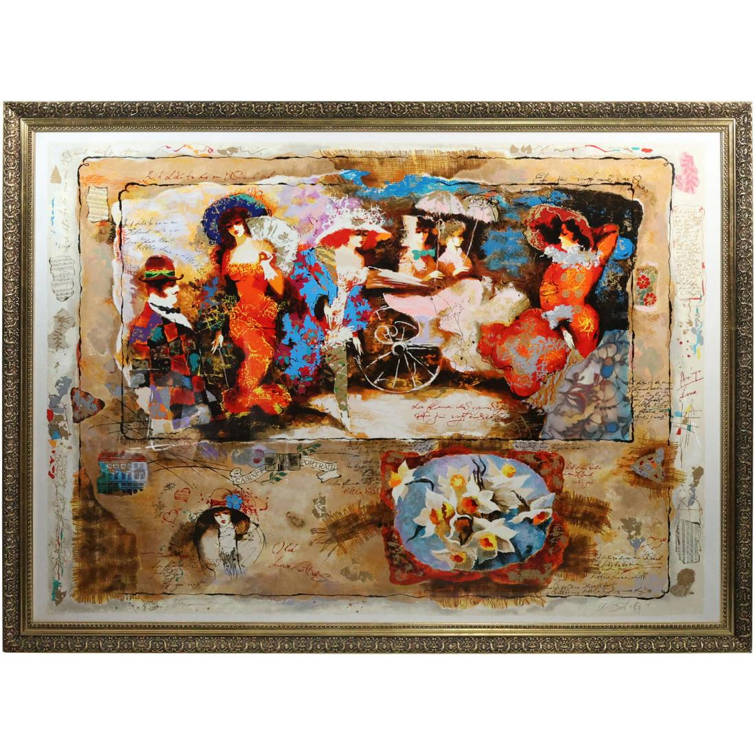 Tanya Wissotzky (1959-2006], Hand Signed Serigraph, Framed (1 of 17)