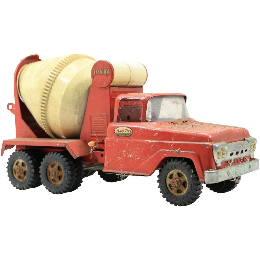 Vintage TONKA TOYS Metal Cement Truck Toy (1 of 18)
