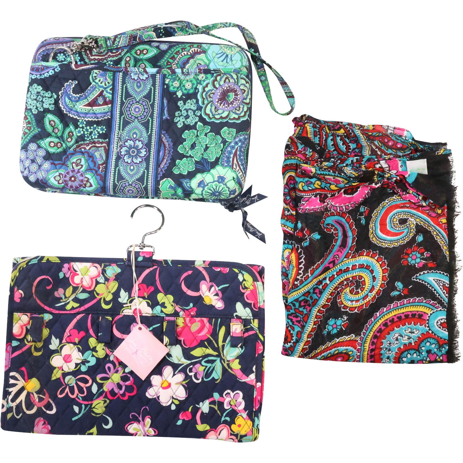 VERA BRADLEY Grouping: Computer Case, Scarf, Beauty Bag/Case (1 of 18)