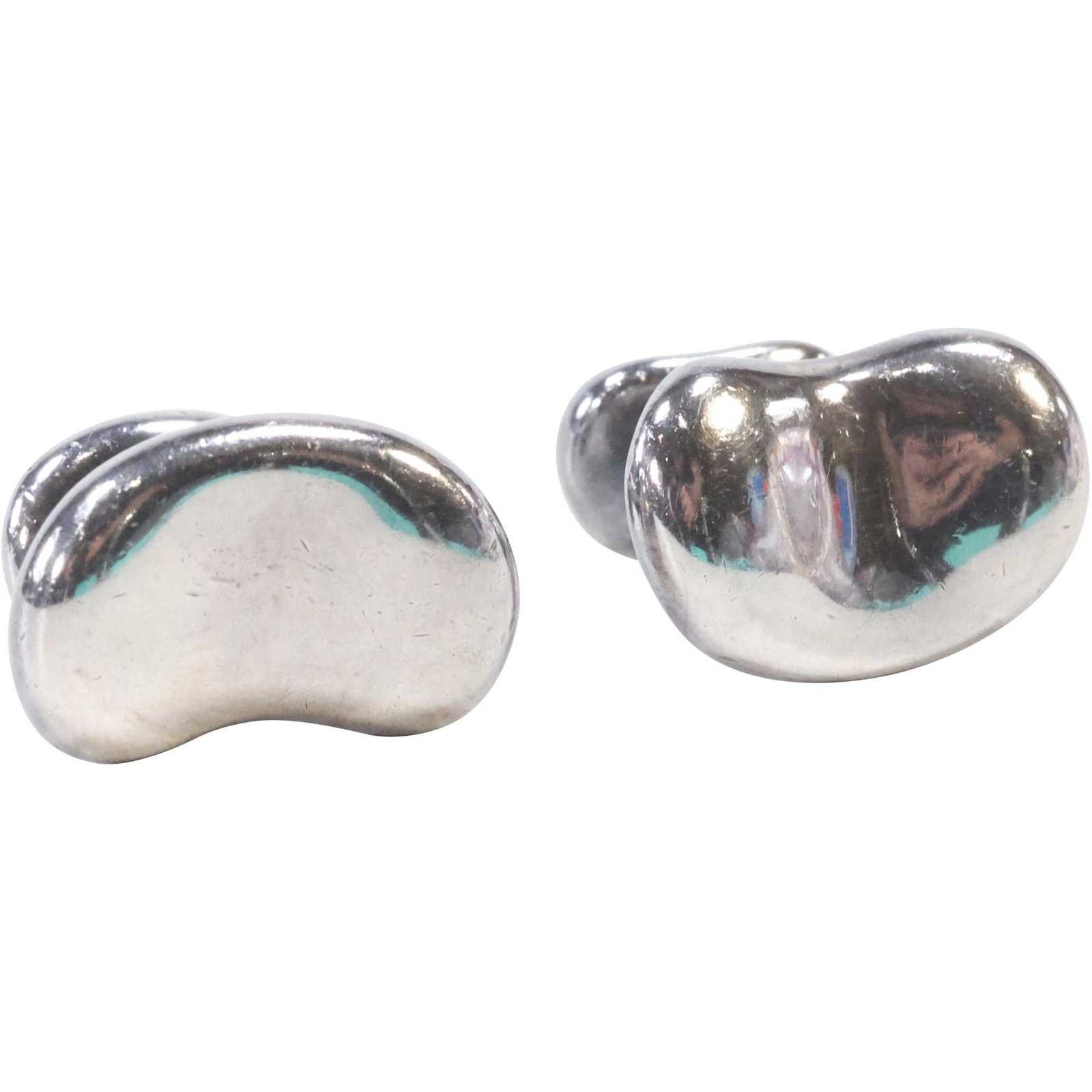 TIFFANY & CO .925 Sterling Silver ELSA PERETTI Cuff Links (1 of 7)