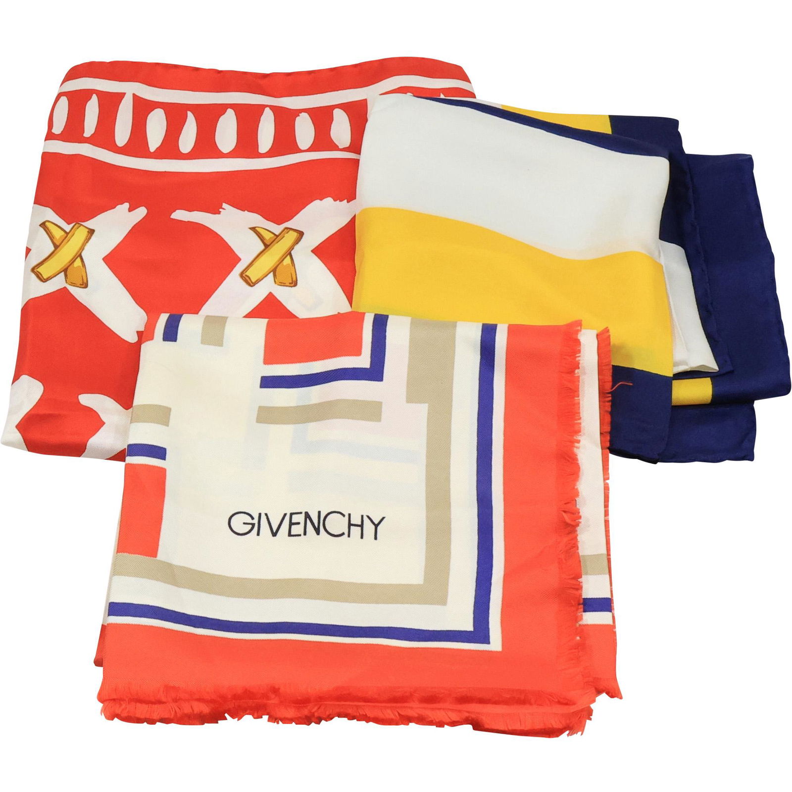 [3] SILK SCARVES: Saks 5th Ave , Givenchy, Paloma Picasso (1 of 12)