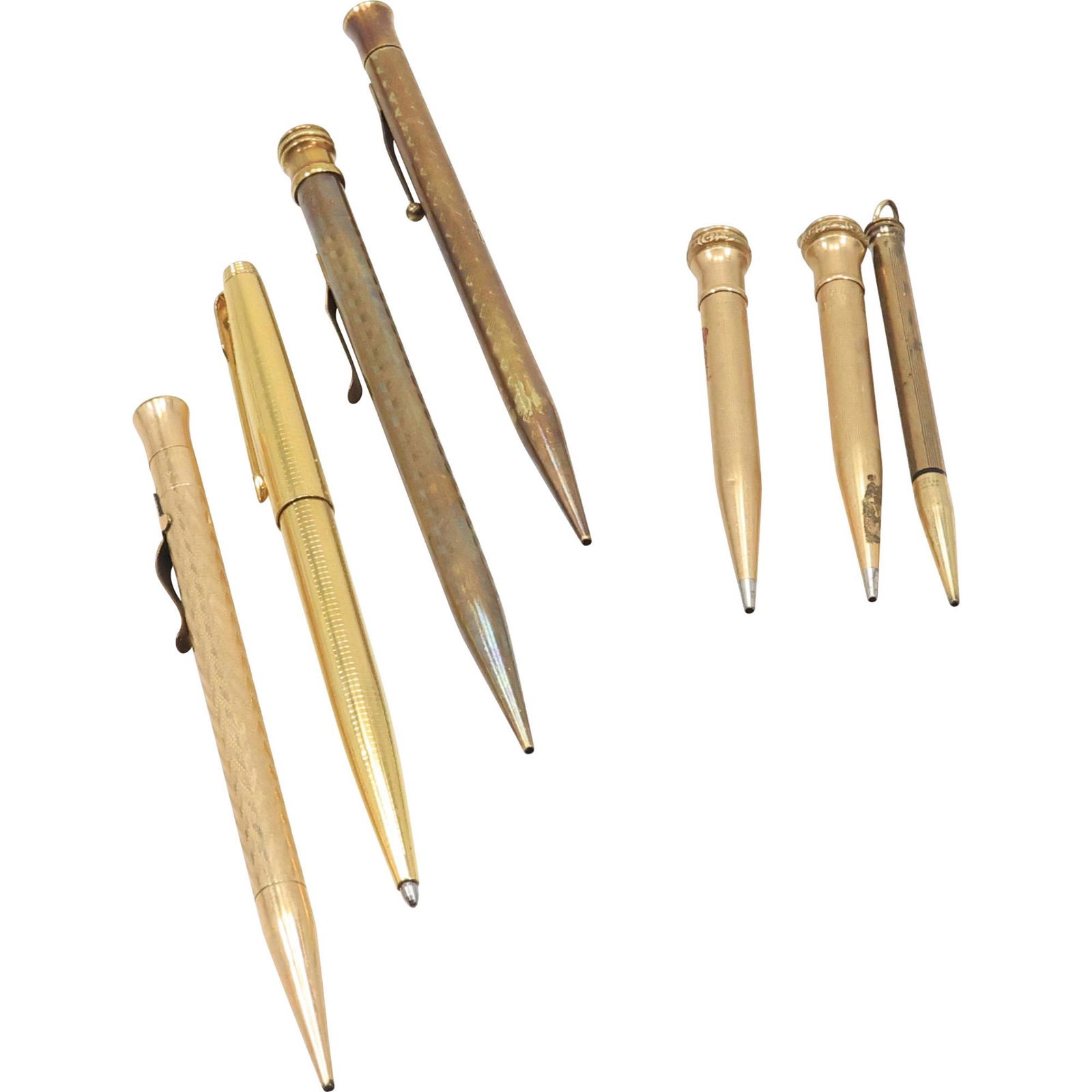[7] Assorted Vintage GOLD FILLED PENS: Parker, Sharp Point, Cross, Wakleversharo, Schaeffer, Ingerso (1 of 19)