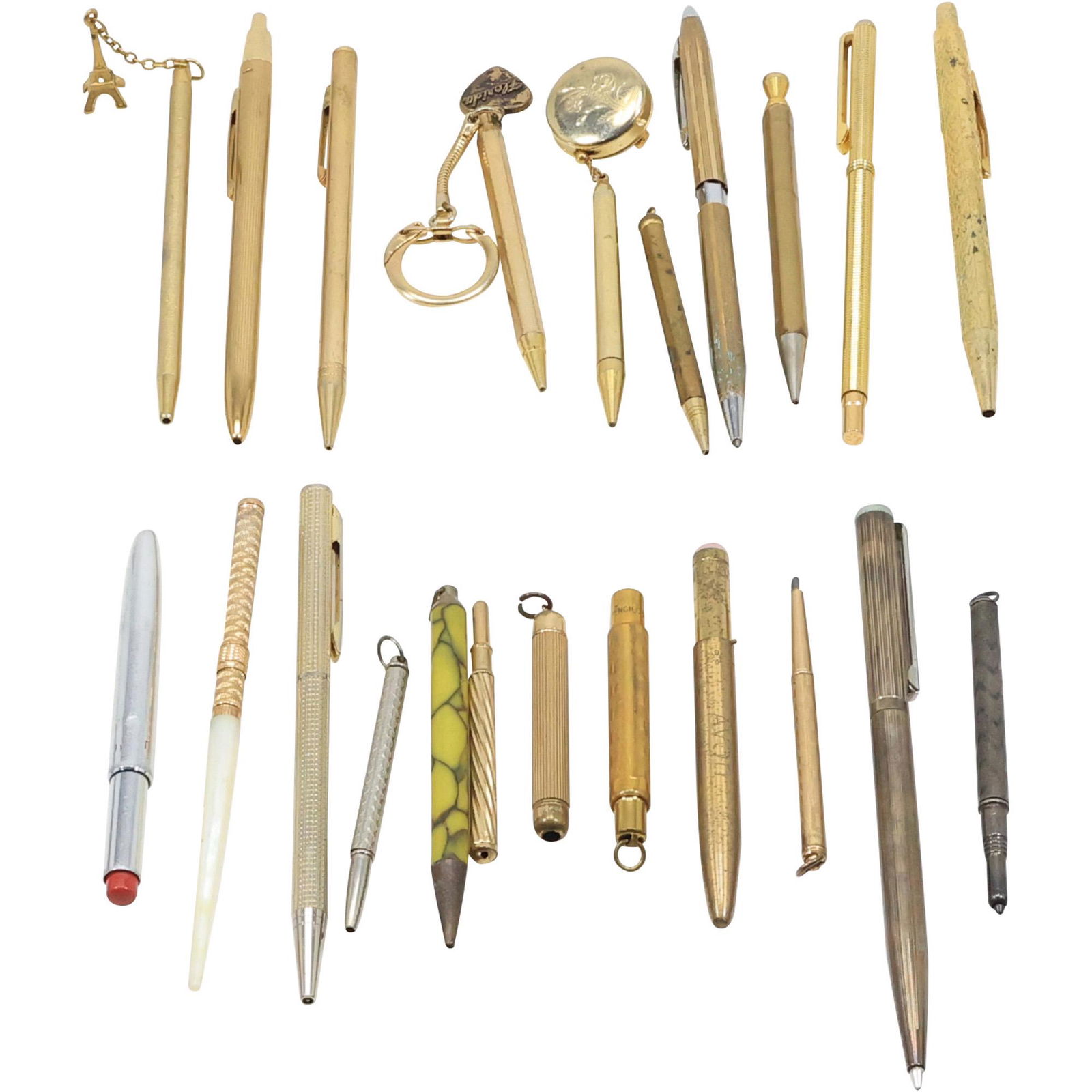 10 Assorted Estate Grouping Vintage PENS Writing Instruments: 10 Assorted Estate Grouping Vintage PENS Writing Instruments.